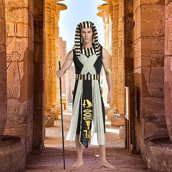 Halloween Cosplay Couple Costumes Ancient Egypt King Empress Costume Egyptian Pharaoh Cleopatra Queen Costume Party Supplies