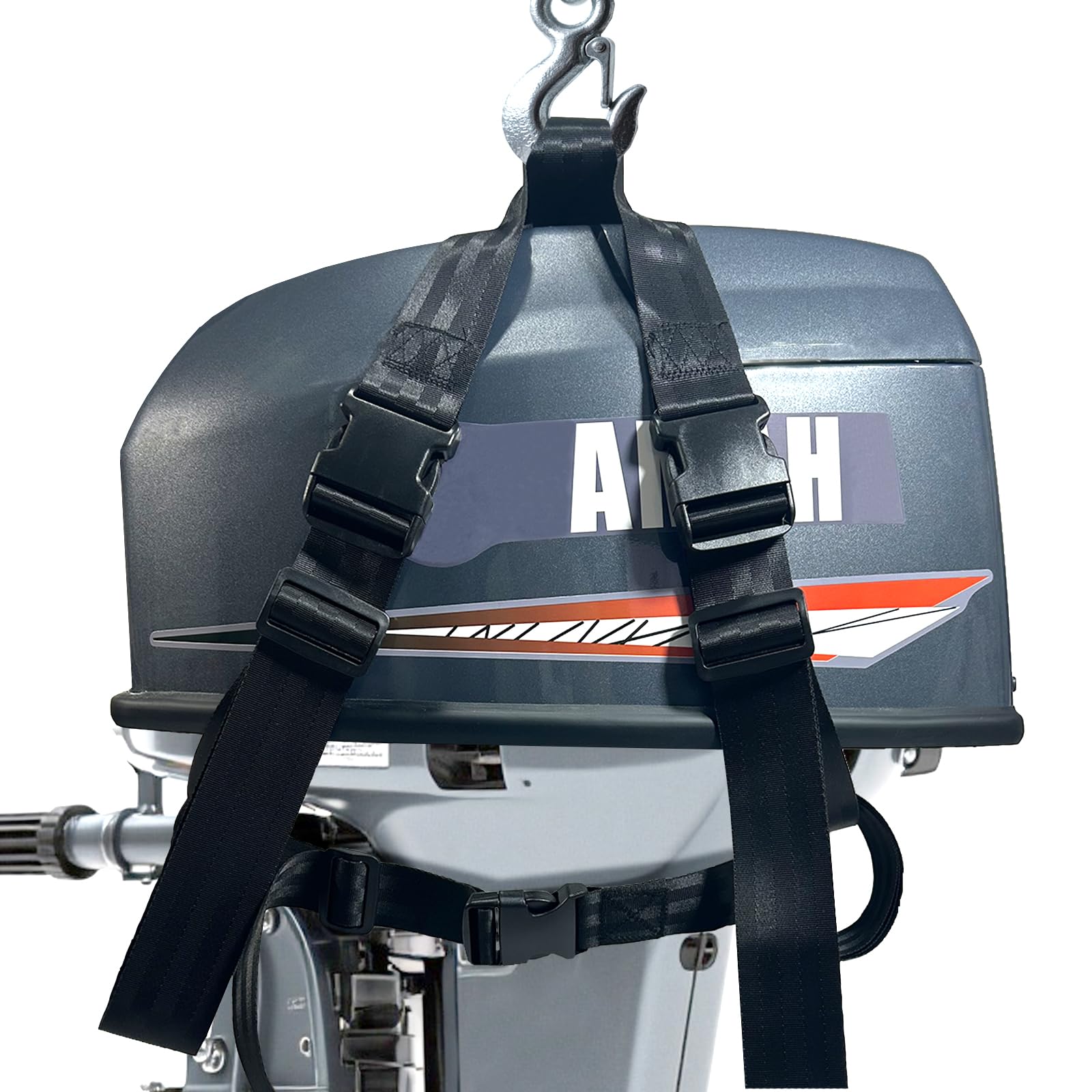 Outboard Motor Hoist Harness, for 30 HP to 60 HP Outboard Engine