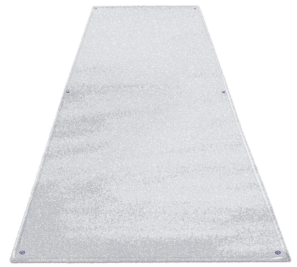 House, Home and More Outdoor Turf Wedding Aisle Runner - White - 3 Feet x 20 Feet