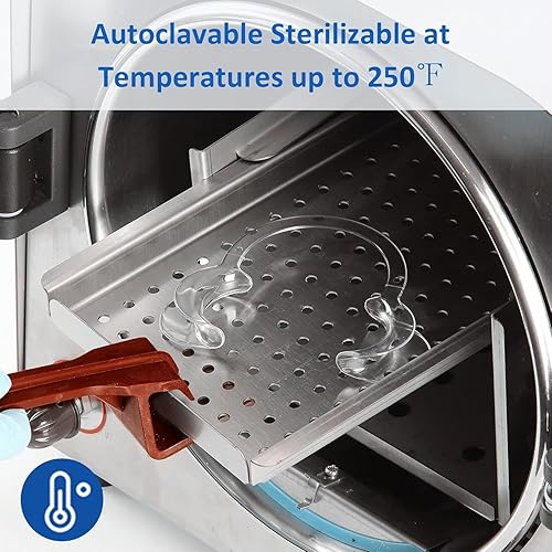 Miniatura 6 de JMU 20 piezas de retractores dentales M de mejillas, abridor de boca en forma de C, empaquetado individualmente, transparente