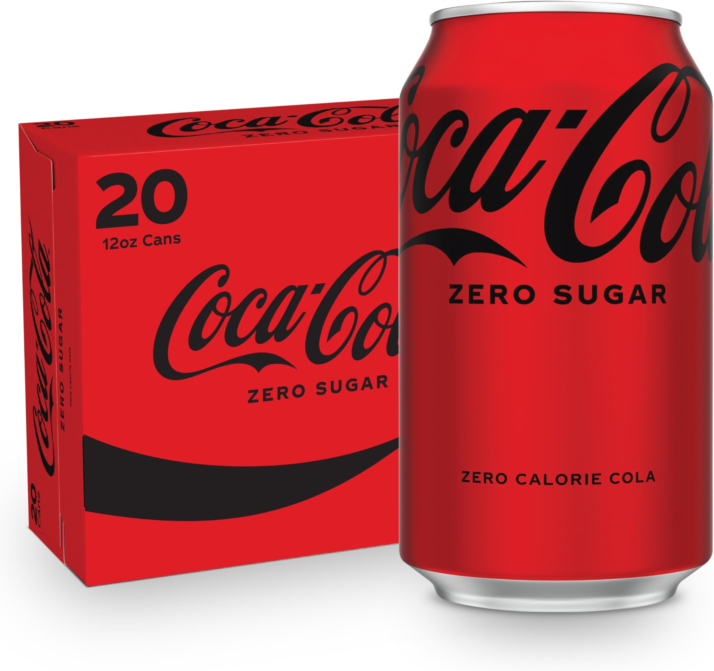 Coke Zero Sugar Diet Soda, 12 Fl Oz (pack of 20)
