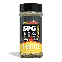 Vista 6 de Grillaholics Condimento de ajo y sal y pimienta - Condimentos SPG Rub - El condimento multiusos perfecto y condimento para barbacoa