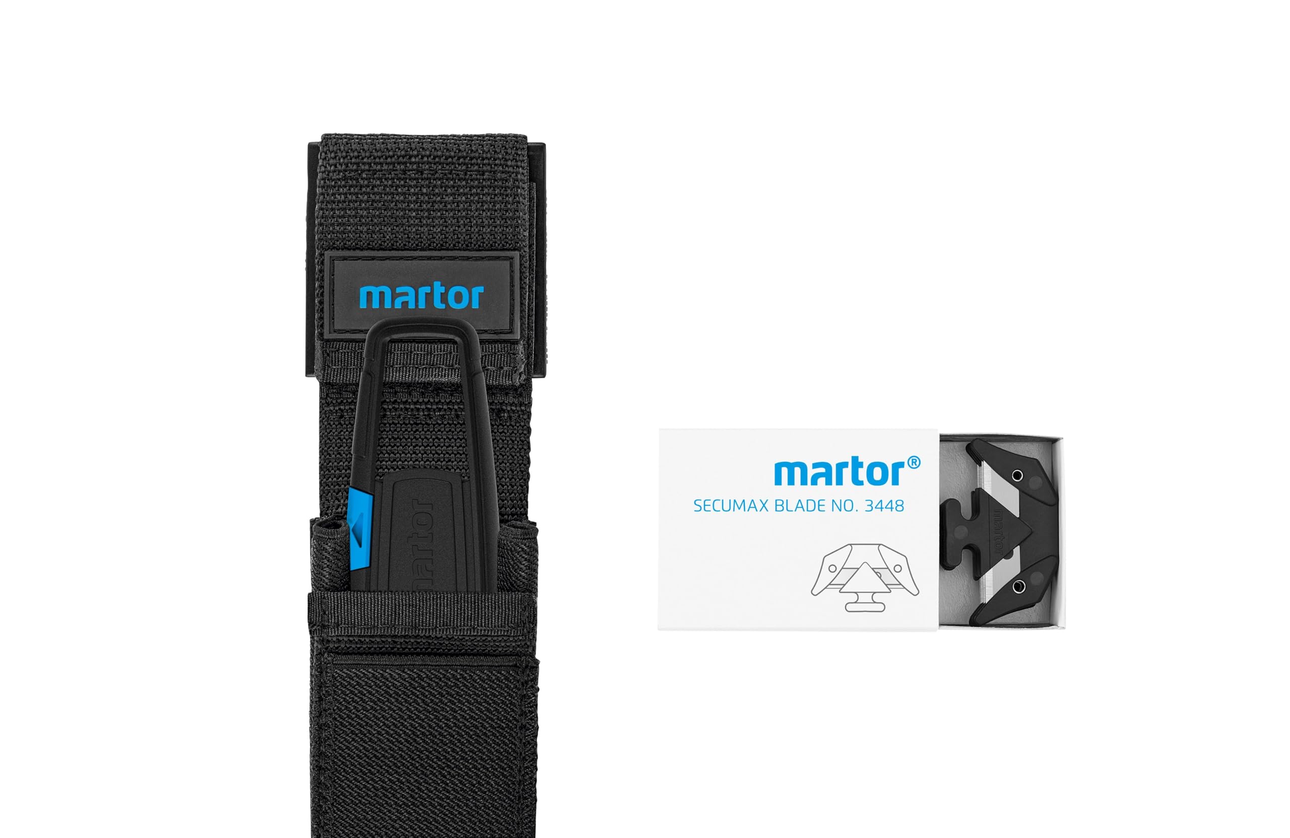 MARTOR Set SECUMAX 350 SE, Gürteltasche S & 10 Ersatzklingen