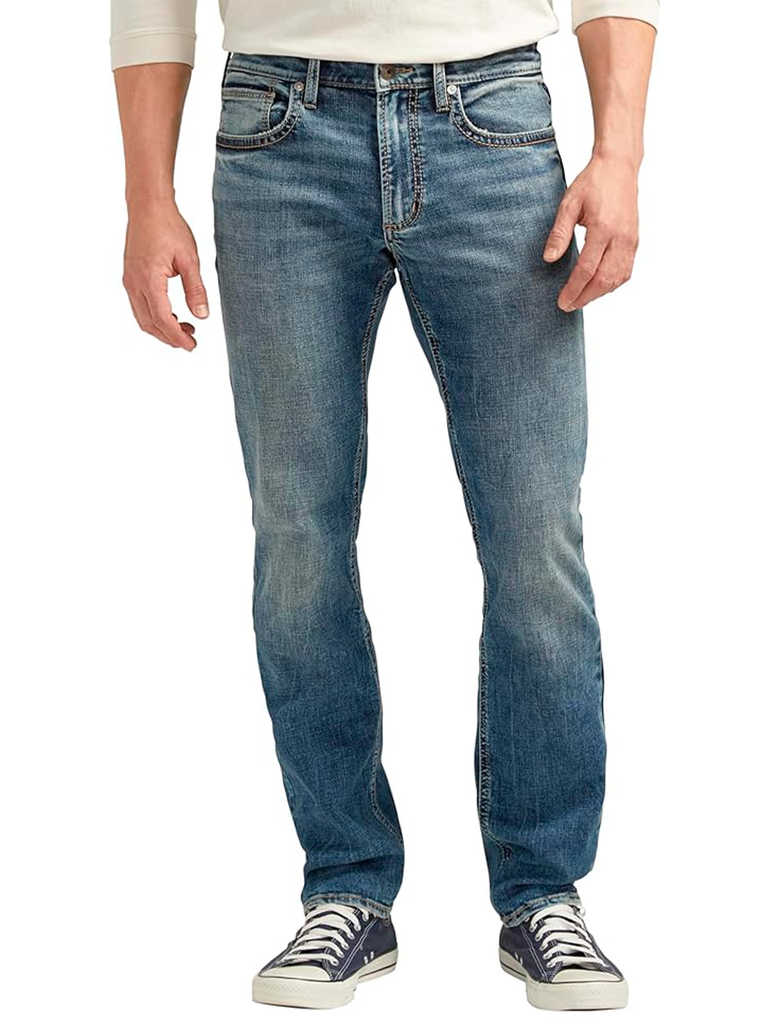 Silver Jeans Co. Men's Konrad Fit Slim Leg Jeans