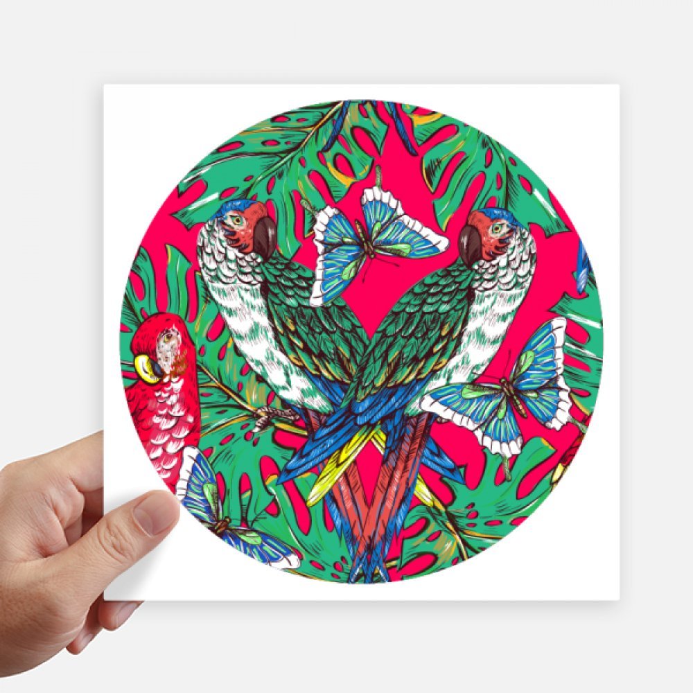 Autocollant oiseau et fleur de 20cm pour égayer votre chambre et customiser votre moto
