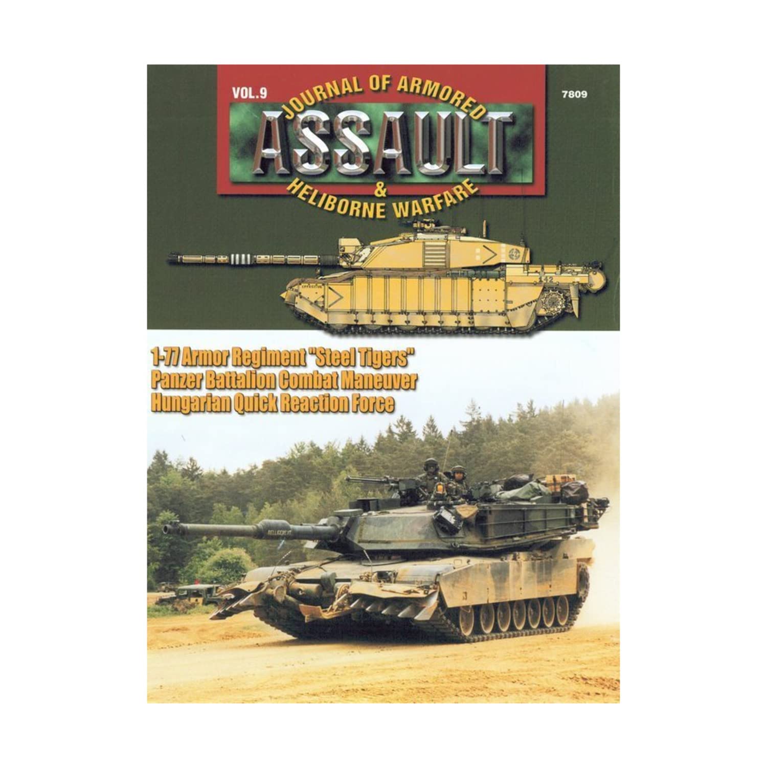 Concord Publications Assault Journal #9 - 1-77 Armor Regiment "Steel Tigers", Panzer Battalion Combat Maneuver and Hungarian Quick Reaction Force
