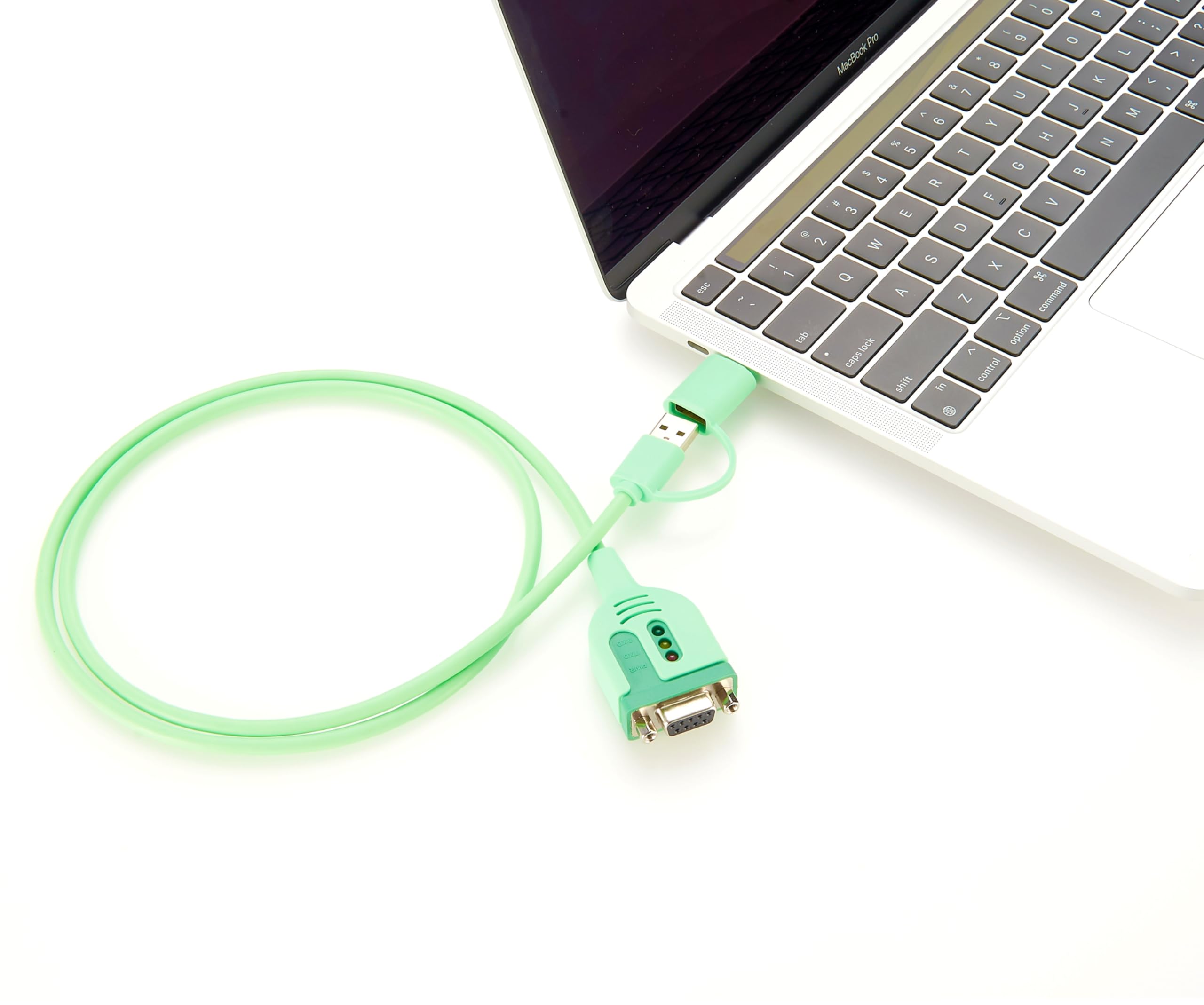 Câble adaptateur série USB-C vers RS232 USB 2.0 vers RS232 DB9 femelle avec puce FT232RNL pour Windows 11 10 8 7 Mac Linux