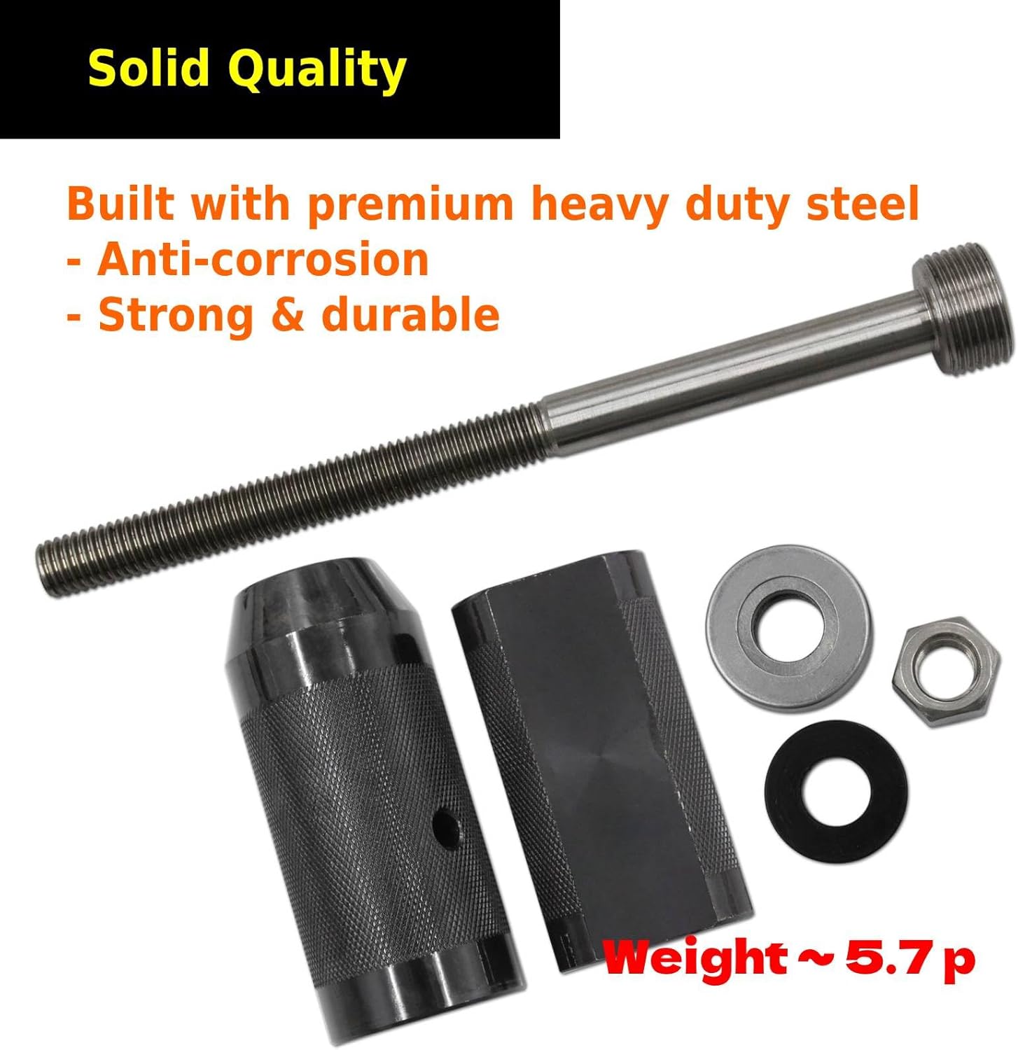 9U-6891 Injector Sleeve Cup Remover&Installer Kit for CAT Caterpillar 3406E C10 C12 C15 C16 C18 Engine Heavy Duty Steel (6pcs)