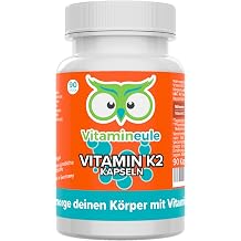 Vitamin K2 Capsules   High Dose 200  g MK7 All-Trans   Bioactive & Vegan   Produced in Germany   Laboratory Tested   No Additives & Soy   Small Capsules Instead of Drops Vitameule