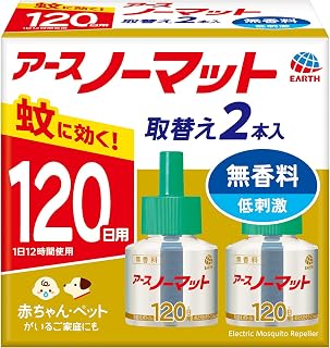 Earth Snowmat 驱蚊 室内 室外 驱蚊 驱蚊 无香料 替换装 120天×2