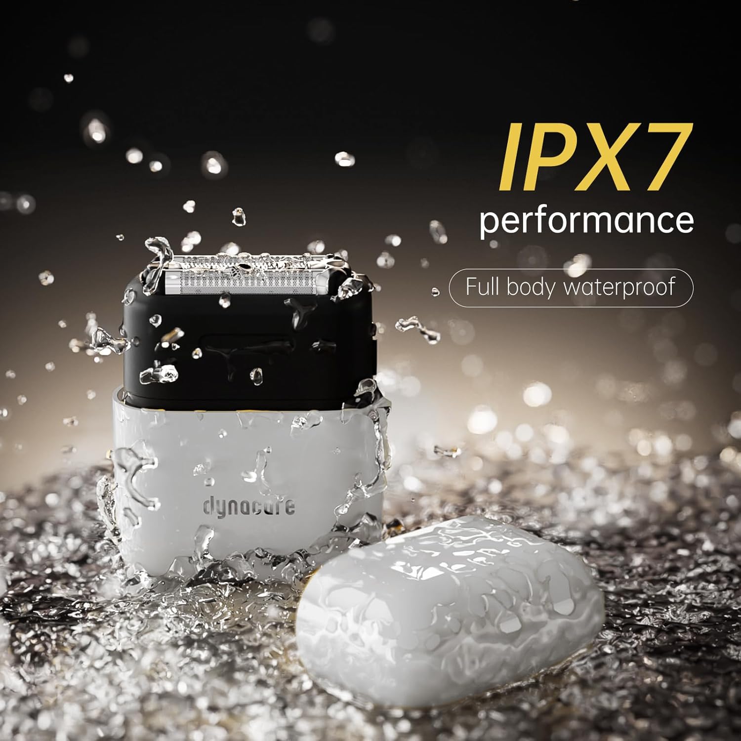 Mini Steel Electric Foil Shavers for Men: Upgraded Mini Electric Razor– Portable Travel Shaver with IPX7 Waterproof, Ultra-Long BatteryLife, and Triple Blade Technology Mini Razor (Storm Gray) - Image 2