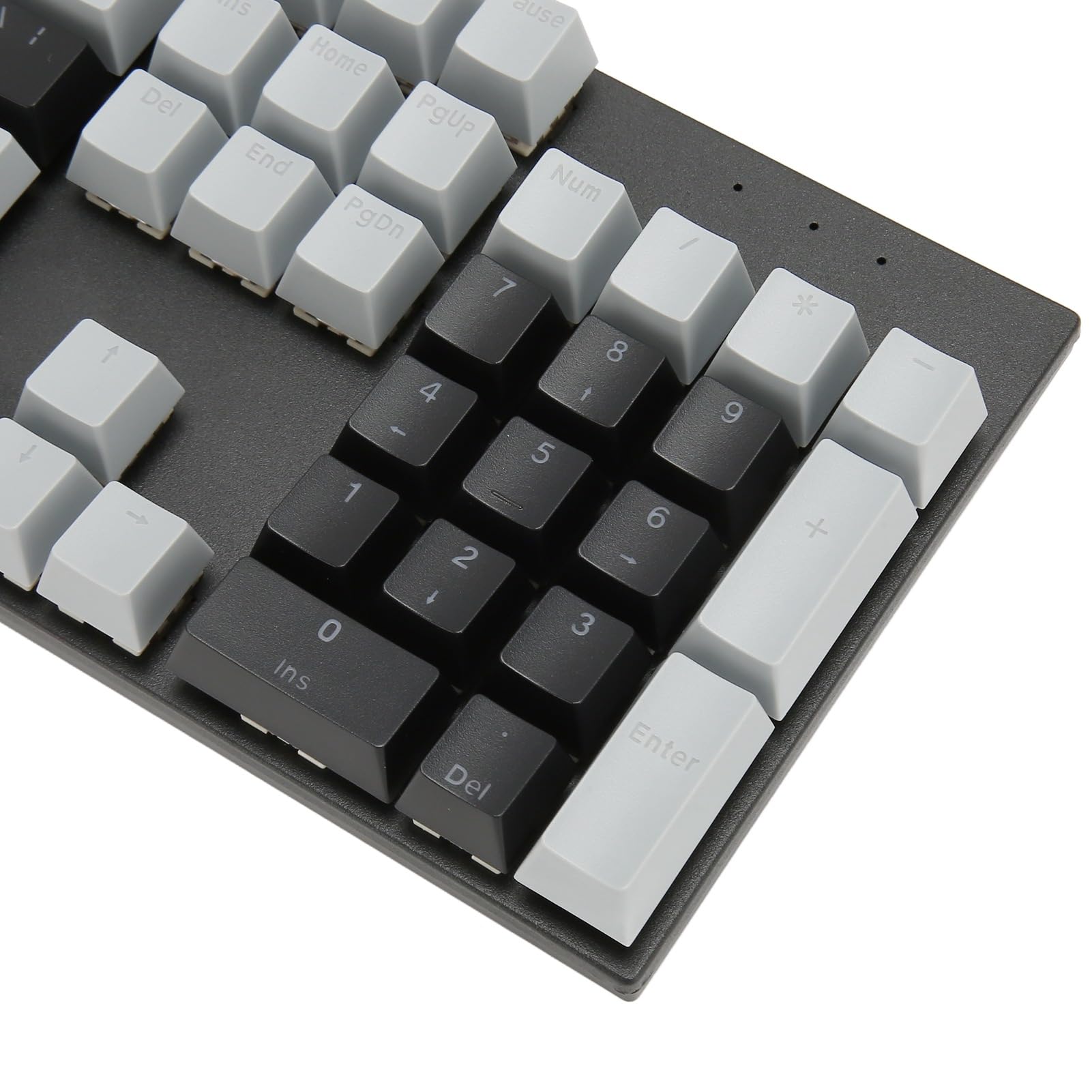 104 klawisze Pełnowymiarowa przewodowa klawiatura mechaniczna, przewodowa klawiatura do gier USB z klawiaturą numeryczną Czerwony przełącznik dla W INDOWS, dla graczy (.)