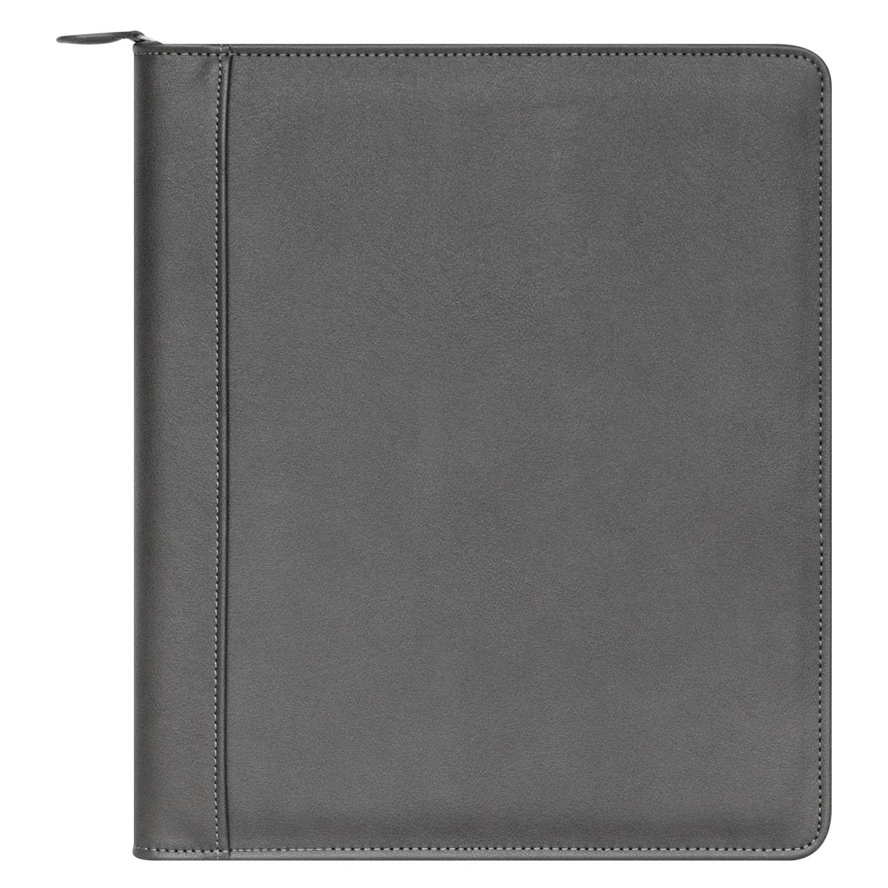 FranklinCovey - Brighton Cover for Wire-Bound FranklinCovey Planners | Simulated Leather - Zipper Closure (Monarch, Slate)