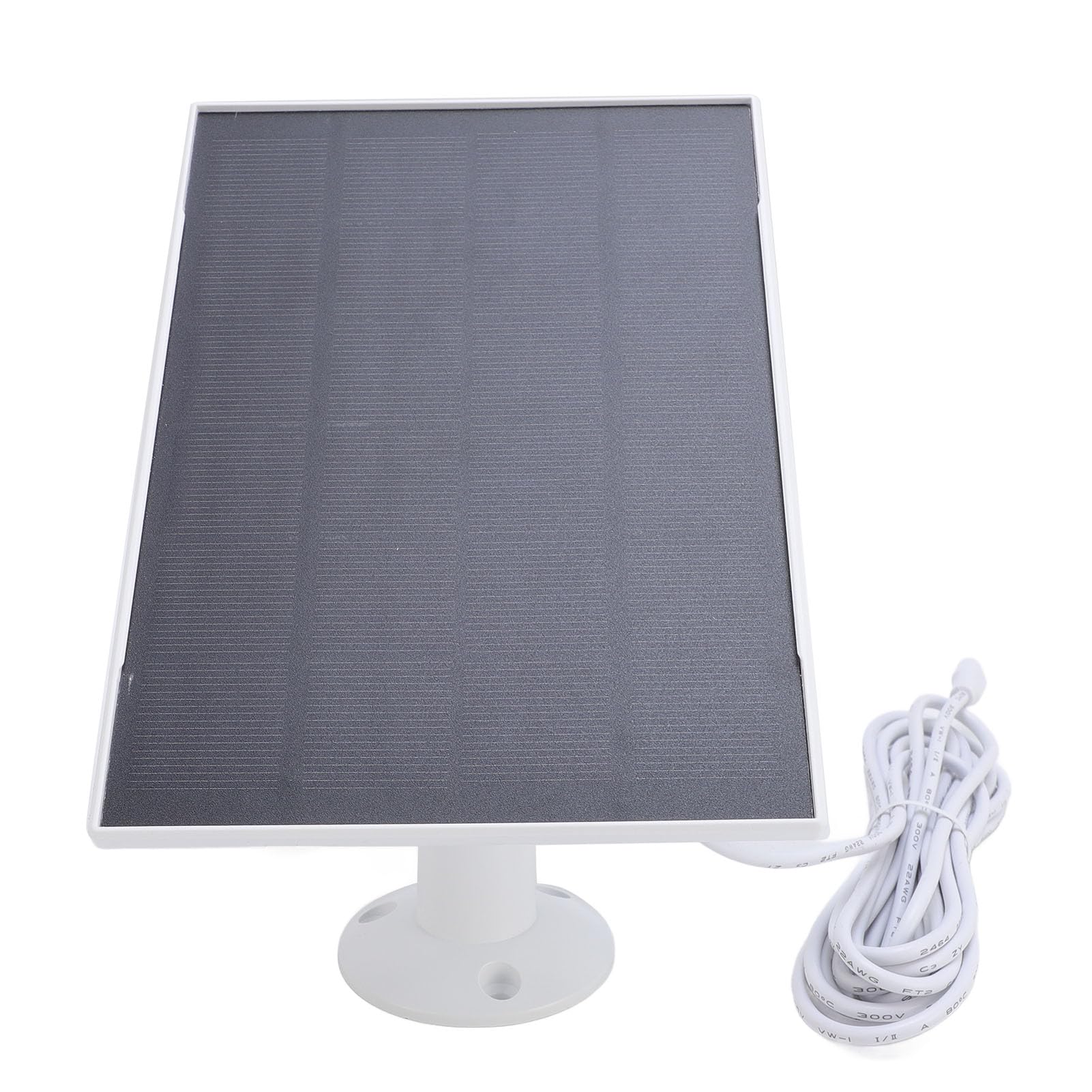 RiToEasysports Birdfy Solar Panel with 8W Solar Panel for Bird Feeder Camera, IP66 Adjustable Mount Type C Charger, Easy Installation and Weatherproof (White)