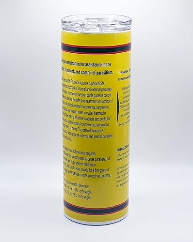 Miniatura 2 de Temático de ivermectina, vaso de acero inoxidable de 20 onzas, regalos divertidos, no incluye ivermectina, elefante blanco de Navidad