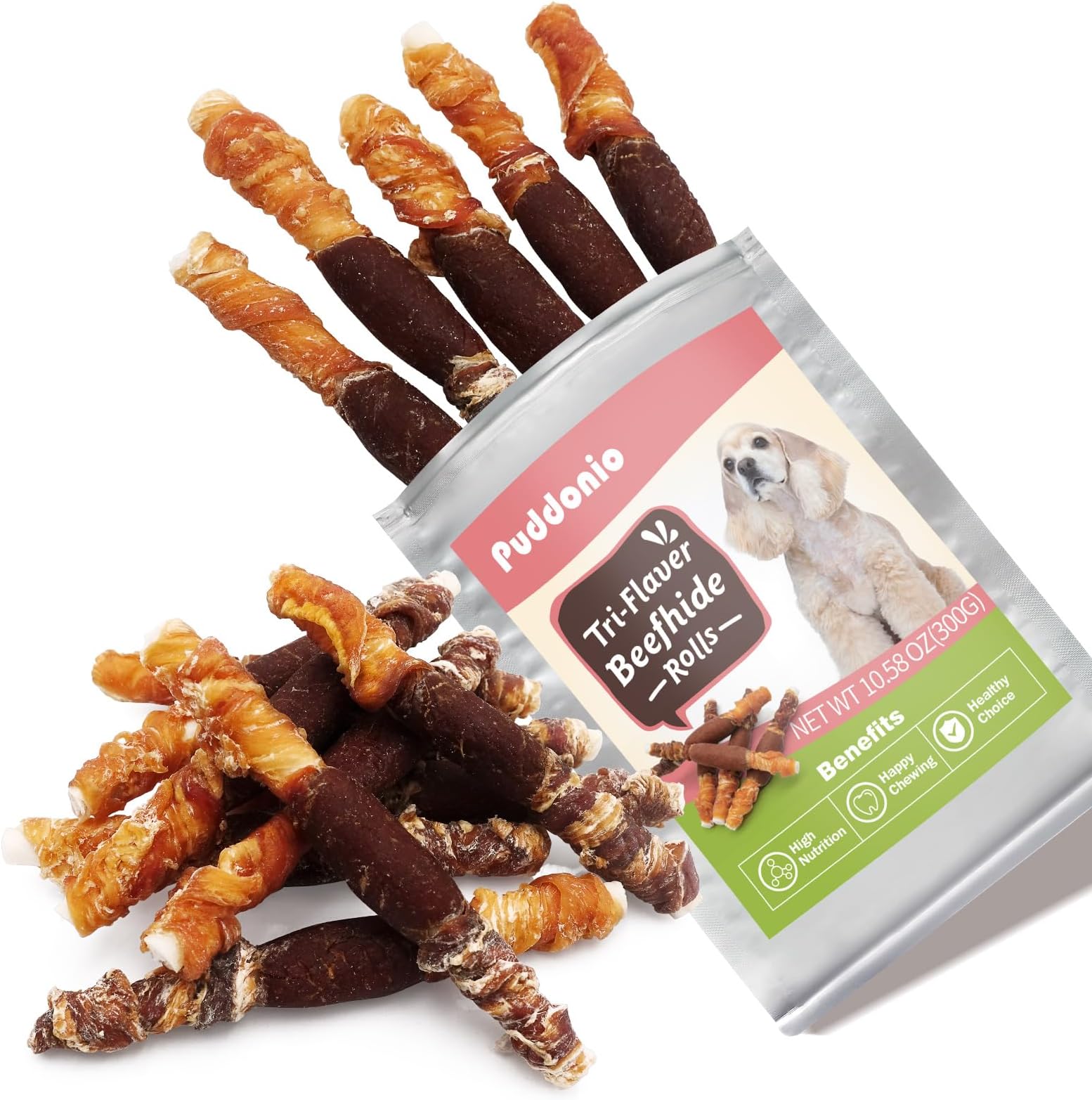 Chomp'ems Chicken & Peanut Butter Biscuit Wraps, 4 oz