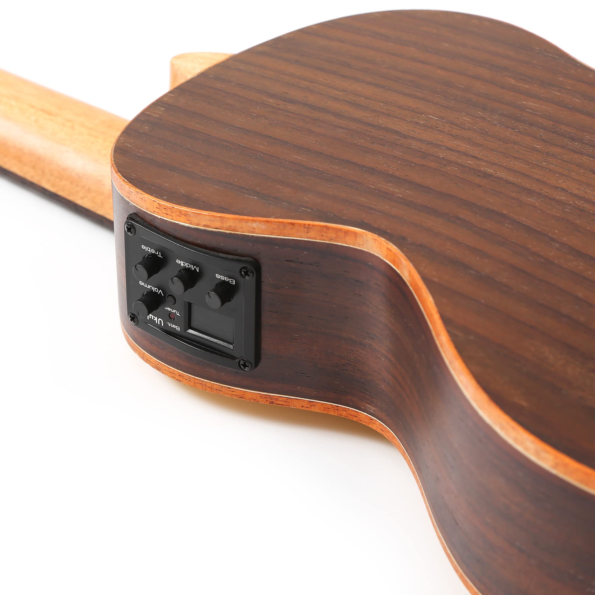 Batking Guitalele - Guitarra eléctrica profesional de 28 pulgadas, 6 cuerdas, para guitarra eléctrica, guitarra clásica, para adultos, niños, principiantes (con ecualizador y bolsa de concierto)