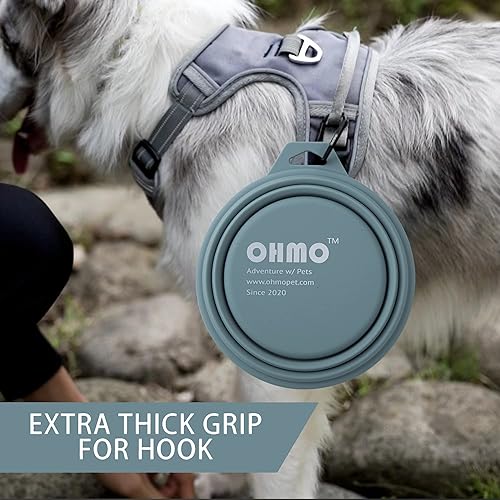 Miniatura 6 de Cuenco de agua plegable para perros de 27 oz27.1 fl oz, tazón grande de viaje para perros, tazón portátil de silicona para alimentos y agua, cuenco