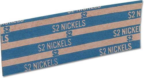 Miniatura 5 de MMF Industries Envoltura plana para monedas - 1000 envoltura(s) -$2 Nickles - Kraft, 1000 por caja (216020008)