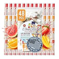 Vista 14 de CHAP-LIP Bálsamo Labial Original Hidratante a Granel Chap Stick con Sabores de Frutas, Aceite de Coco y Manteca de Cacao - Rellenos de Calcetín