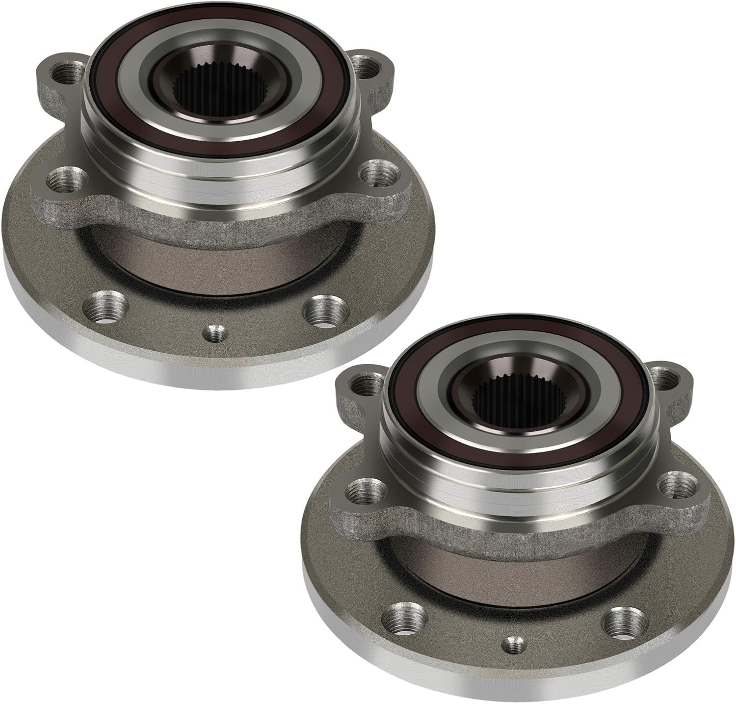 ECCPP Wheel Bearing and Hub Assembly For VW For Beetle CC For Golf For GTI For Jetta For TIGUAN For Audi TT A3 Wheel Hubs 5 Lugs W/ABS 513253x2