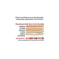 Vista 5 de Freud SD508 Super Dado Stack Dado de 8 pulgadas, tamaño único, multicolor