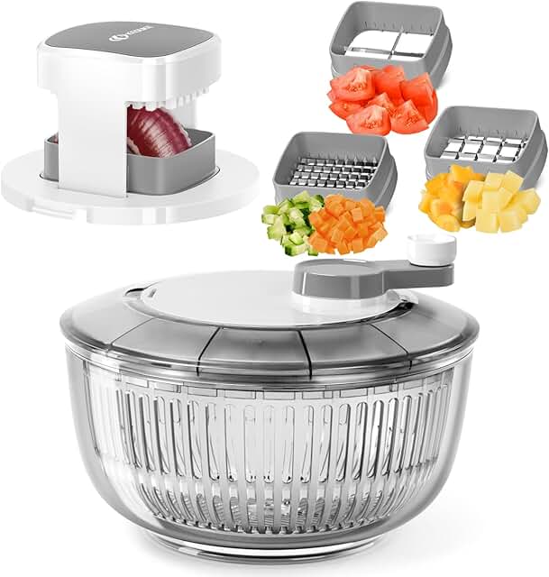 10 Easy Cold Dinner Recipes for No Cook Nights 39 KEOUKE Salad Spinner and Vegetable Chopper Set with 3 Blades, 4.2Qt Larg...
