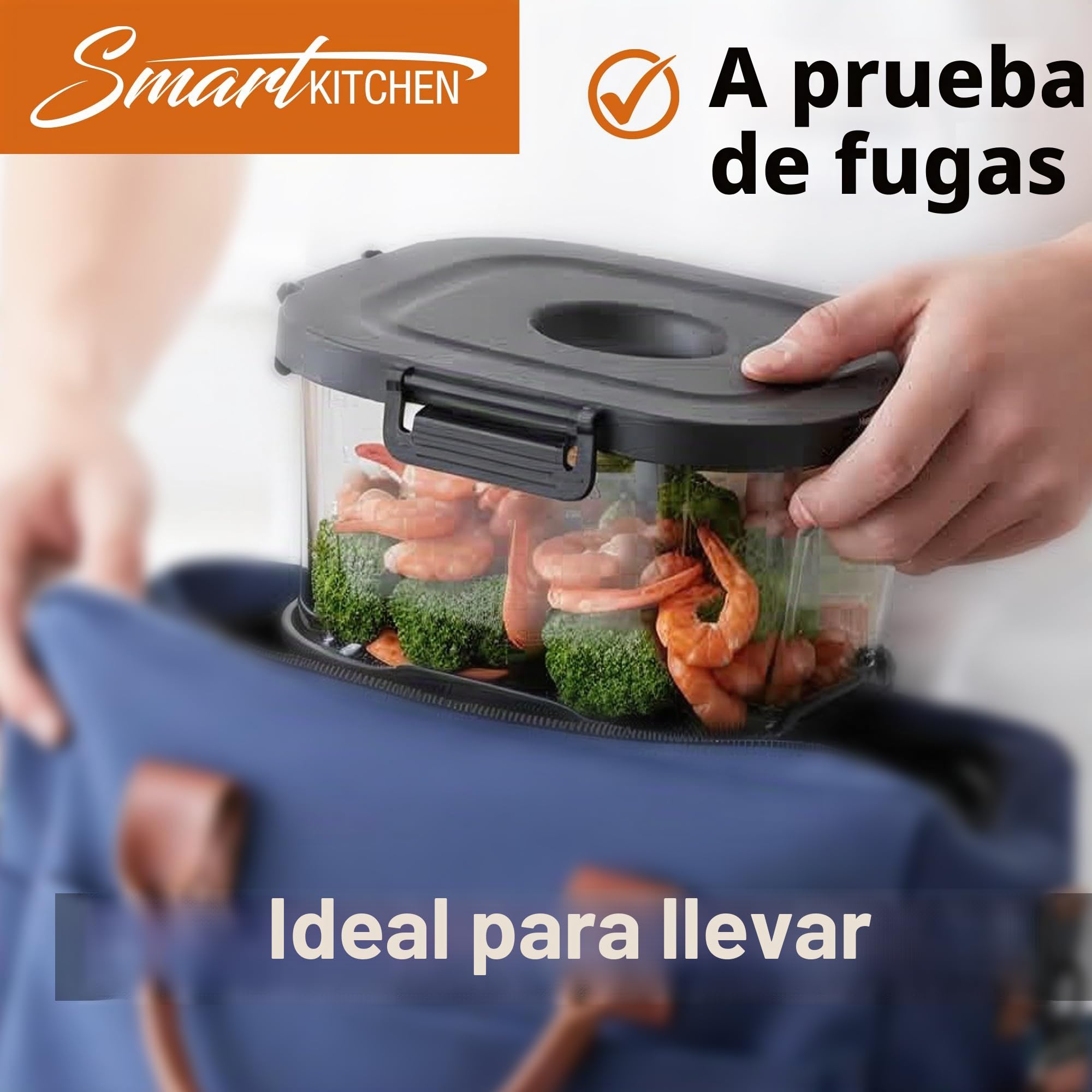 Freidora de aire inteligente de vidrio para cocina 4 en 1 – Air Fryer para hornear, recrisp y Max Crisp – 4 L + 1,5 L Torre Turbo Pro con recipiente de vidrio – Compacta y portátil – Negro