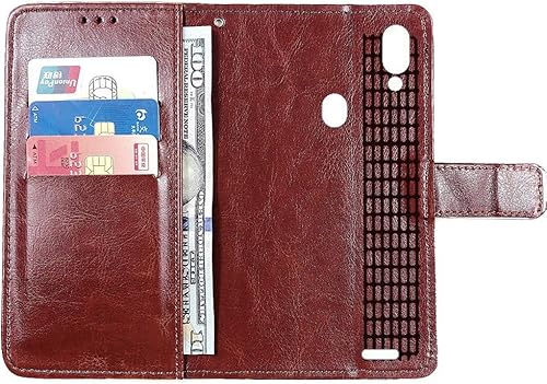 Miniatura 2 de Funda protectora de cuero con tapa para BLU G60 G0271WW  V70 de 6.1 pulgadas, protección para teléfono, cartera magnética (azul oscuro)