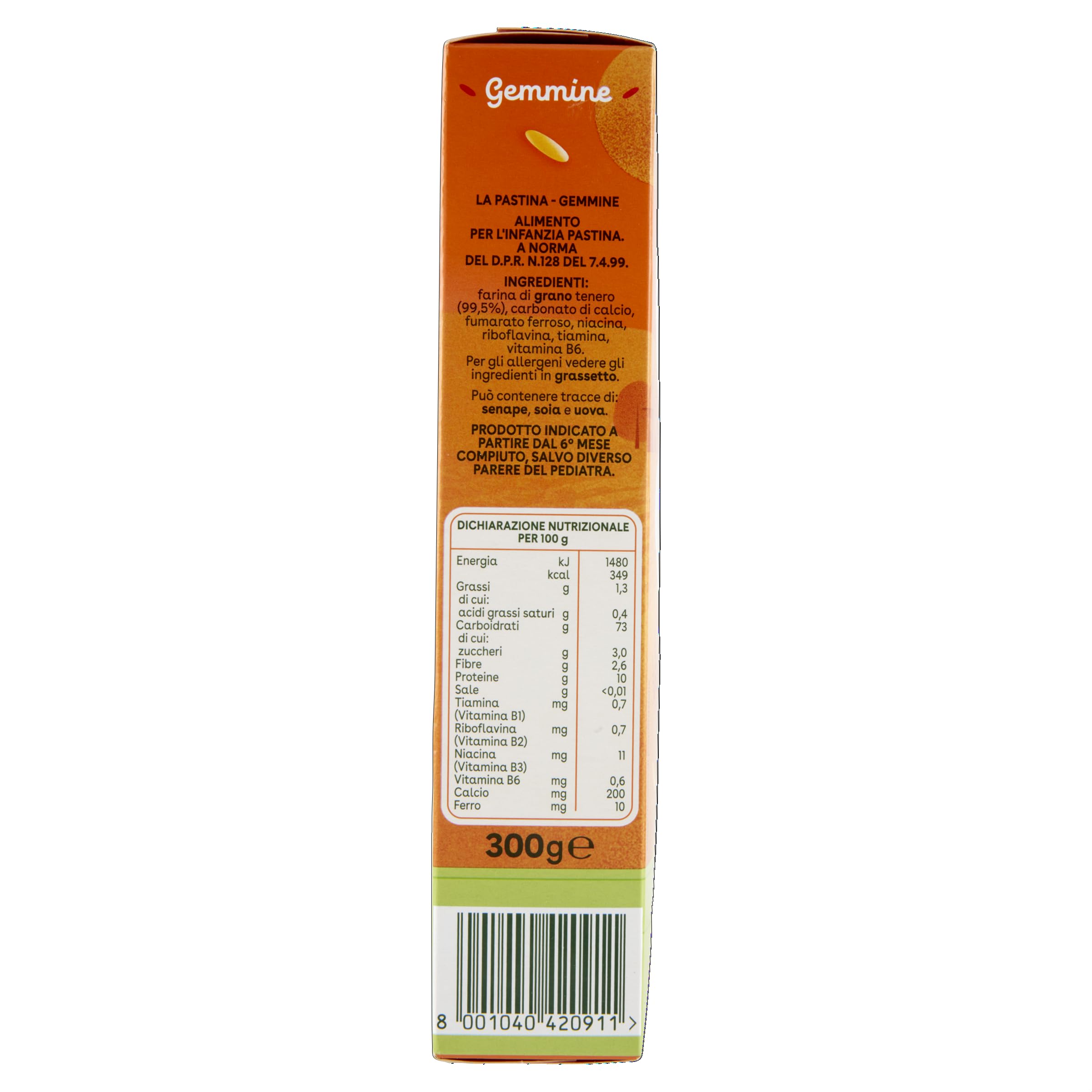 Plasmon Pastina Gemmine - 300 g (12 Pezzi)