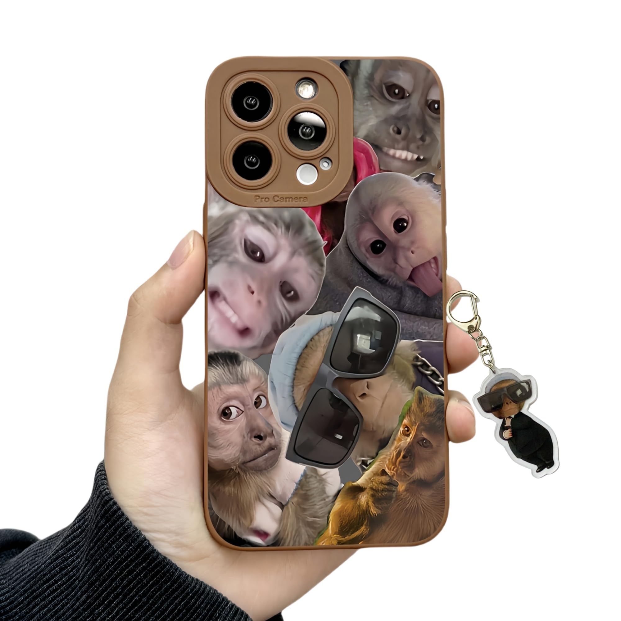 Amazon.com: Trendy Monkey Phone Case Compatible for iPhone 17/16