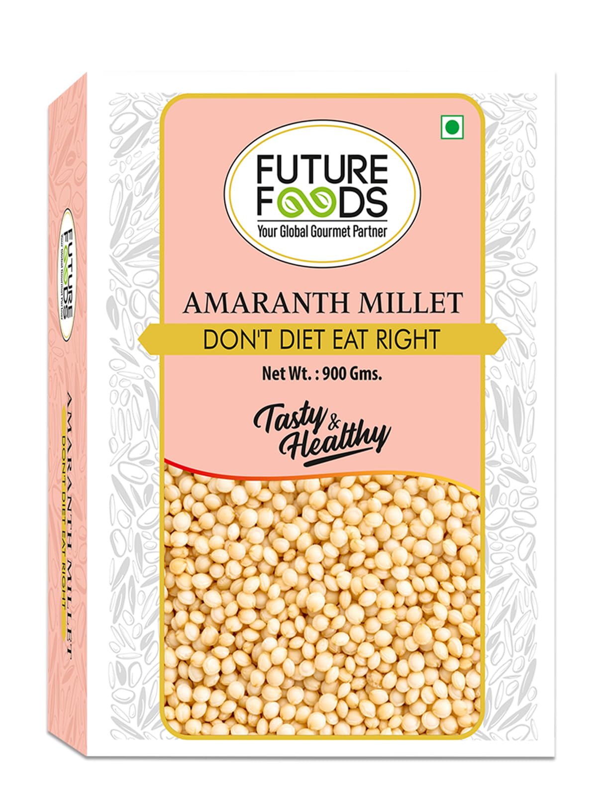 Future Foods Premium Rajgira/Amaranth Millet 900g | Gluten Free | Nutrients Rich | Protein & Fibre Rich | Lowers Cholesterol | Rich in Antioxidants | Ideal for Halwa, Chikki & Ladoo (B0D31W64VQ) Amazon Price History, Amazon Price Tracker