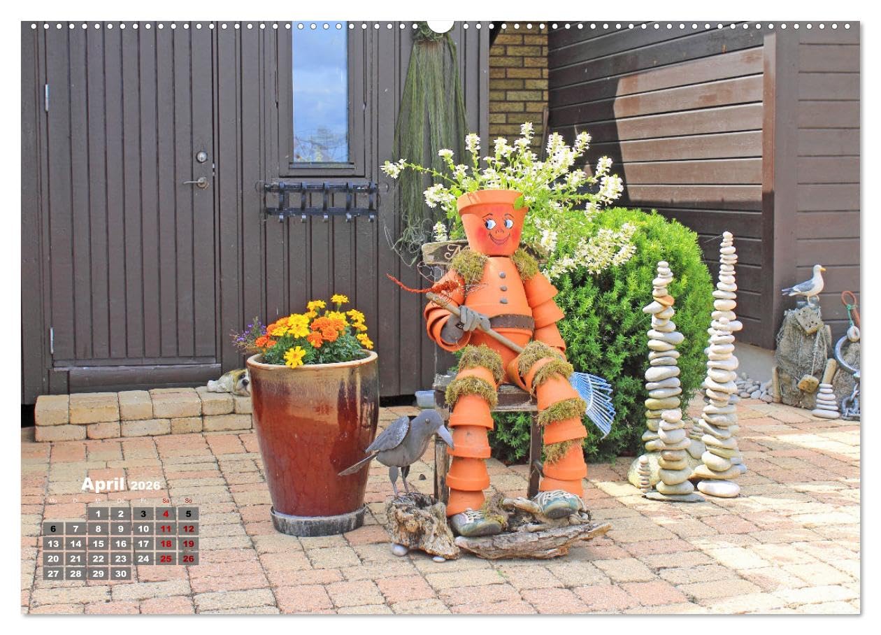 Mein Lustiger Garten, lach mal wieder (hochwertiger Premium Wandkalender 2026 DIN A2 quer), Kunstdruck in Hochglanz