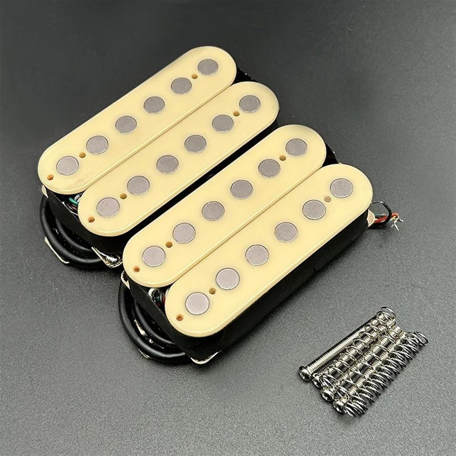 Elektryczna Gitara Humbucker Big Pole Piece Dual Coill Guitar Pickup Z 4-żyłowym Kablem/rozdzielaczem Cewki(Set B)