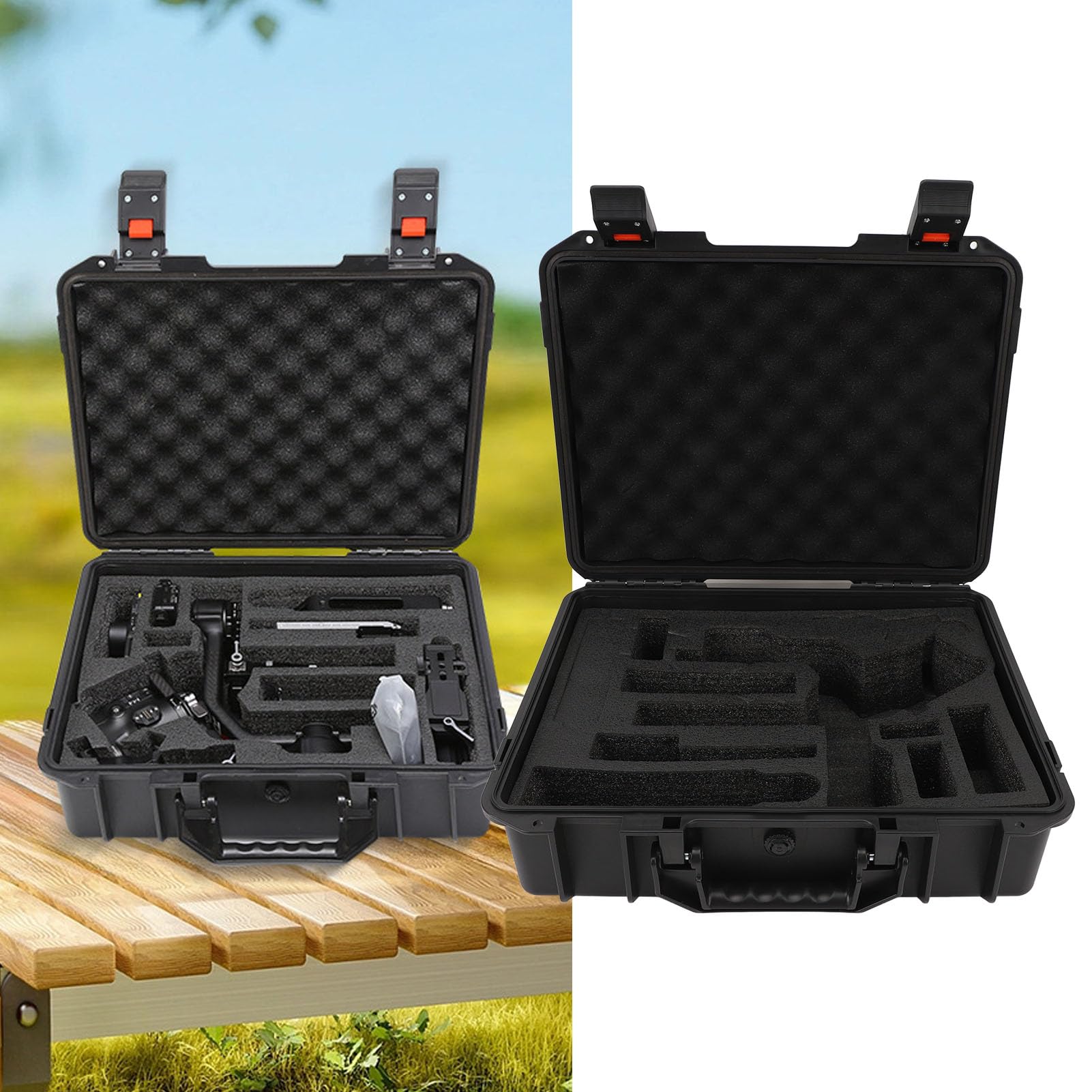 Estabilizador Estuche de Transporte Duro PP Bolsa de Almacenamiento de Accesorios de Viaje Impermeable a Prueba de Golpes
