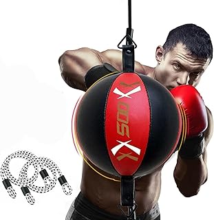 Double End Speed Ball Maya Hide Leather Boxing Dodge Speed B