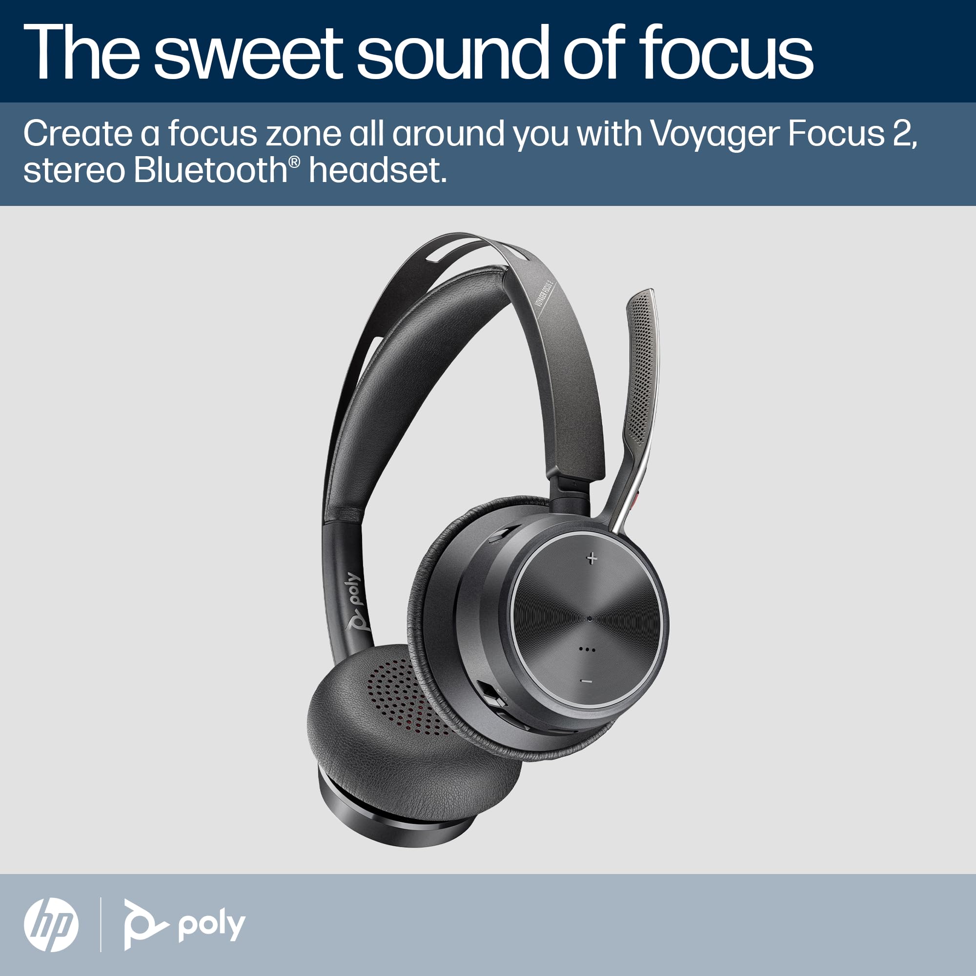 Amazon.co.jp: Poly Voyager Focus 2 ワイヤレス ヘッドセット