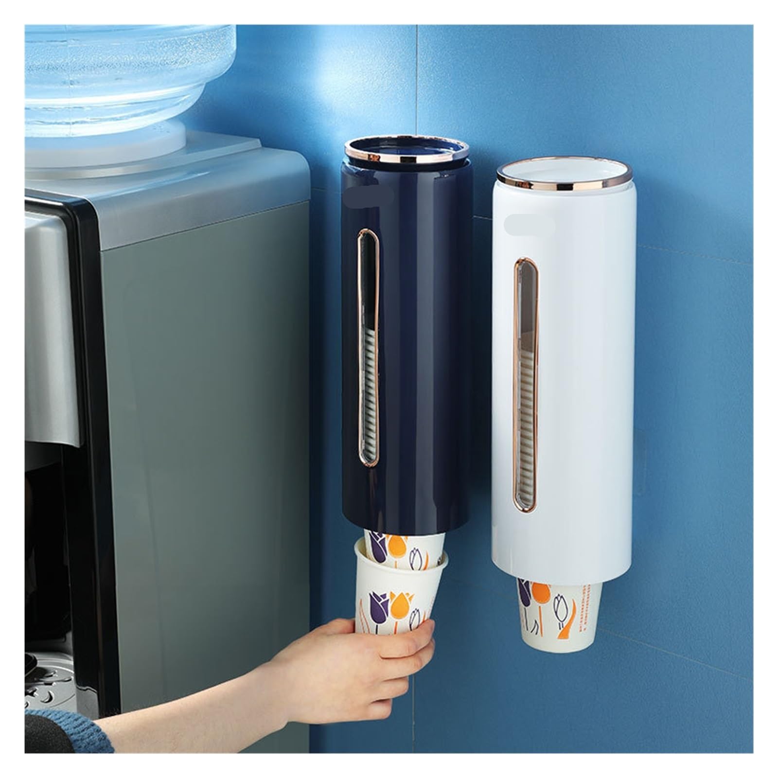 Dispensador De Vasos Papel Montado En La Pared Para Vaso De Papel