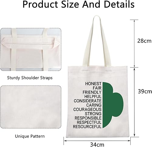 Miniatura 5 de POFULL Troop Leader Gift Troop Life Tote Bag Power Gift (Sco Life Tote bag)