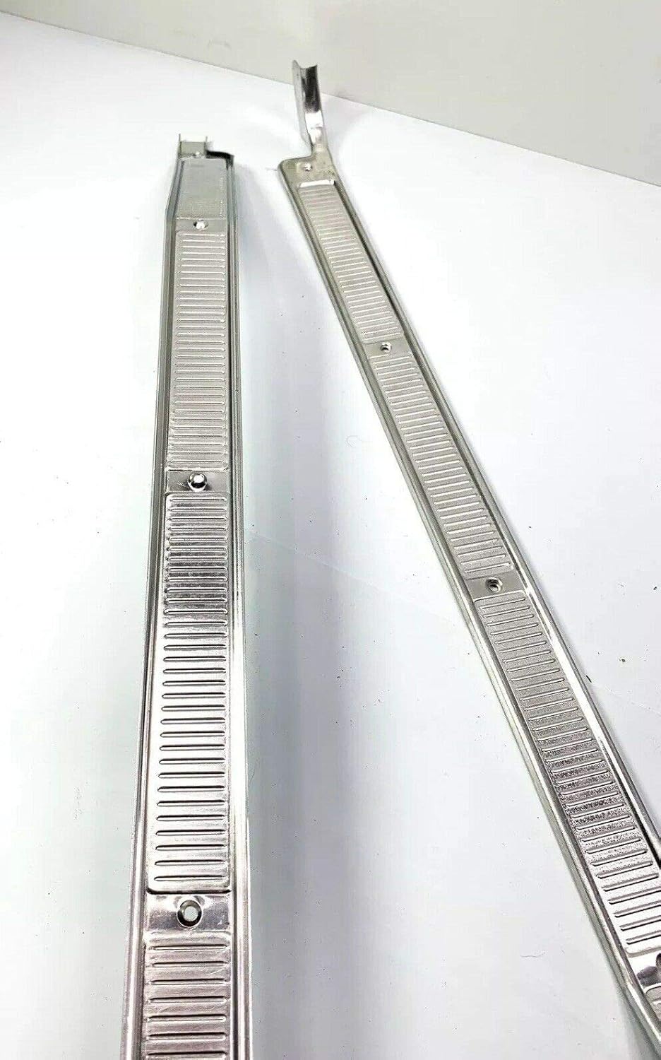 Pair (2) Truck Door Sill Plates Compatible with Ford Pickup Truck 1973-1979