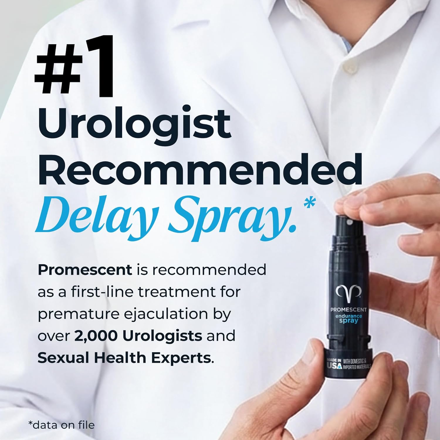 Promescent Desensitizing Delay Spray for Men Clinically Proven to Help You Last Longer in Bed - Better Maximized Sensation + Prolong Climax for Him, 2.6 ml