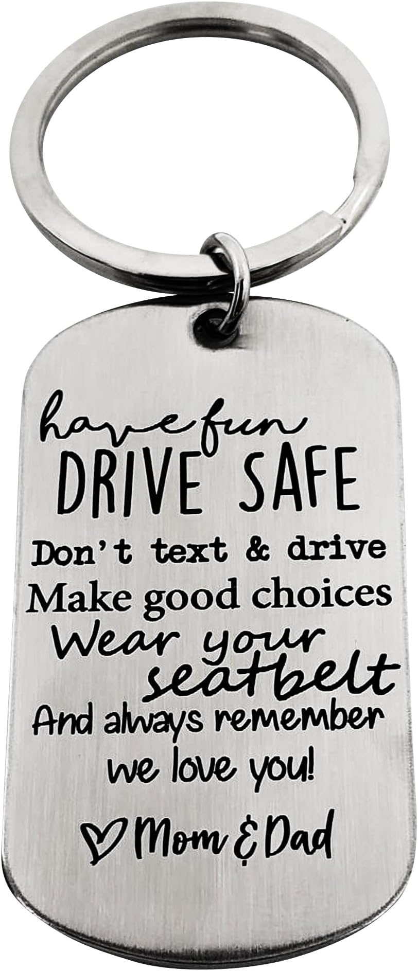 Gifts for 16 Year Old Girl, Drive Safe Keychain, 16 Year Old Boy Gift, Son Keychain from Mom