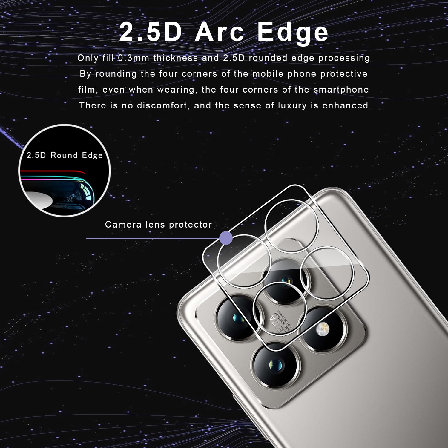 Kameraschutz Für Xiaomi 14T Pro - 2x Panzerglas 9H Härte