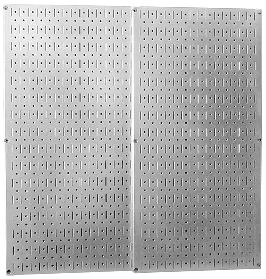 Wall Control 30-P-3232GV Galvanized Steel Pegboard Pack