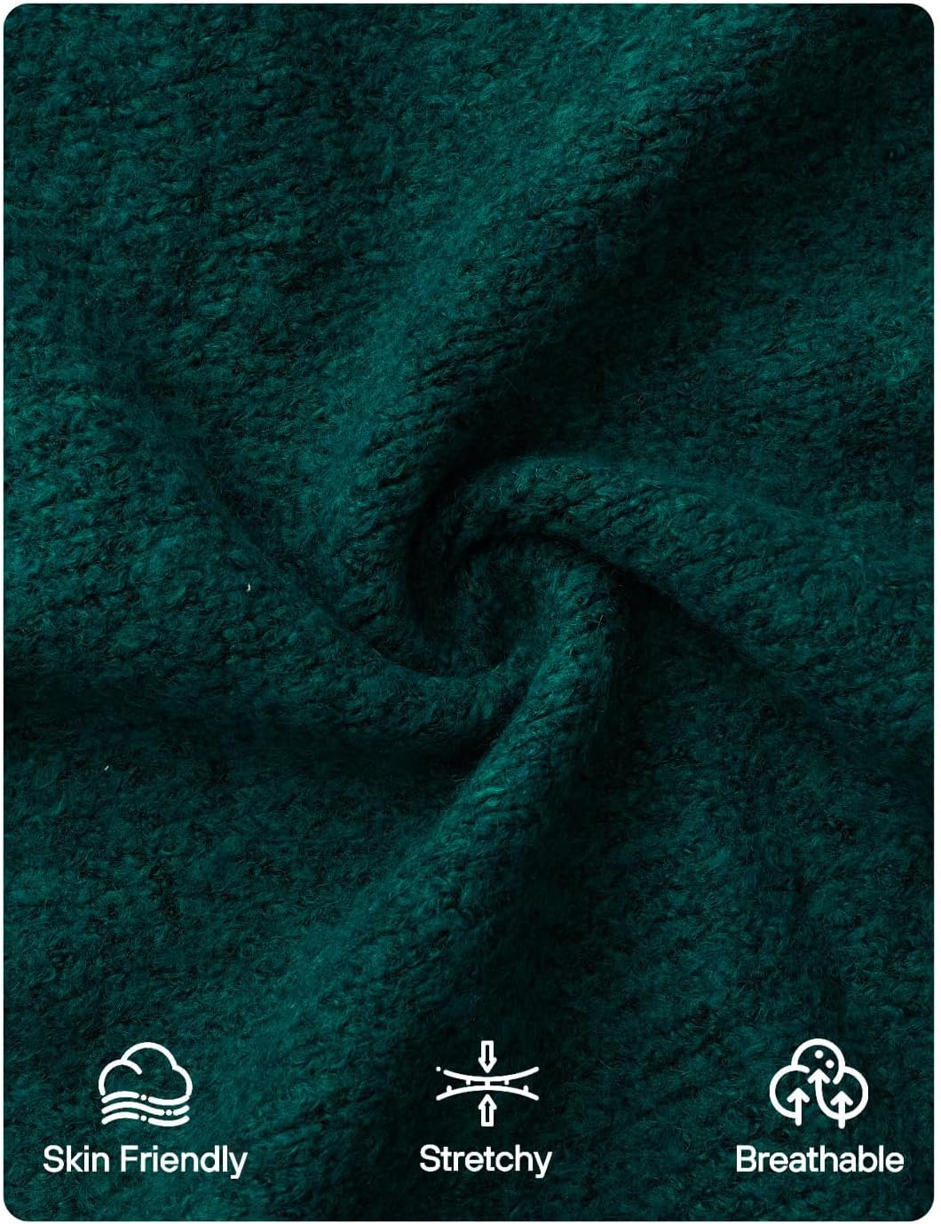 ZESICA Women's Fall 2026 Cardigan Sweaters Long Sleeve Button Down Oversized Soft Knit Winter Coats Trendy Outerwear - Image 7