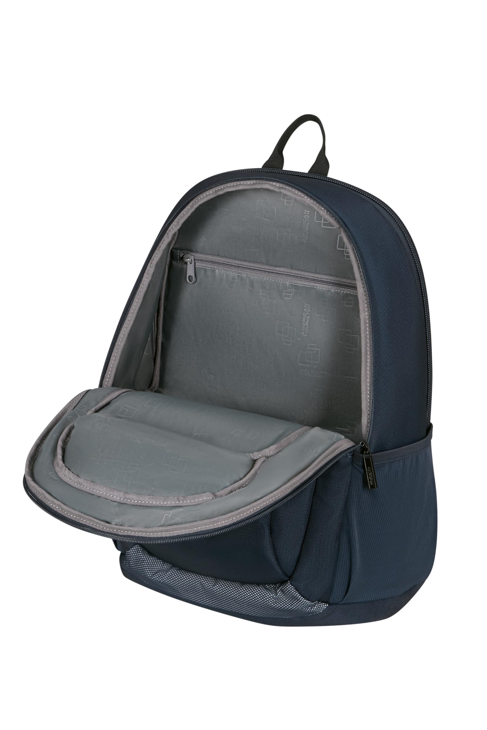American Tourister Urban Groove UG26 - Mochila PC 15.6" (46 cm) - Mochila Business & Escolar con Portabotellas, Ergonómica, Smart Sleeve - 27L - Dark Navy