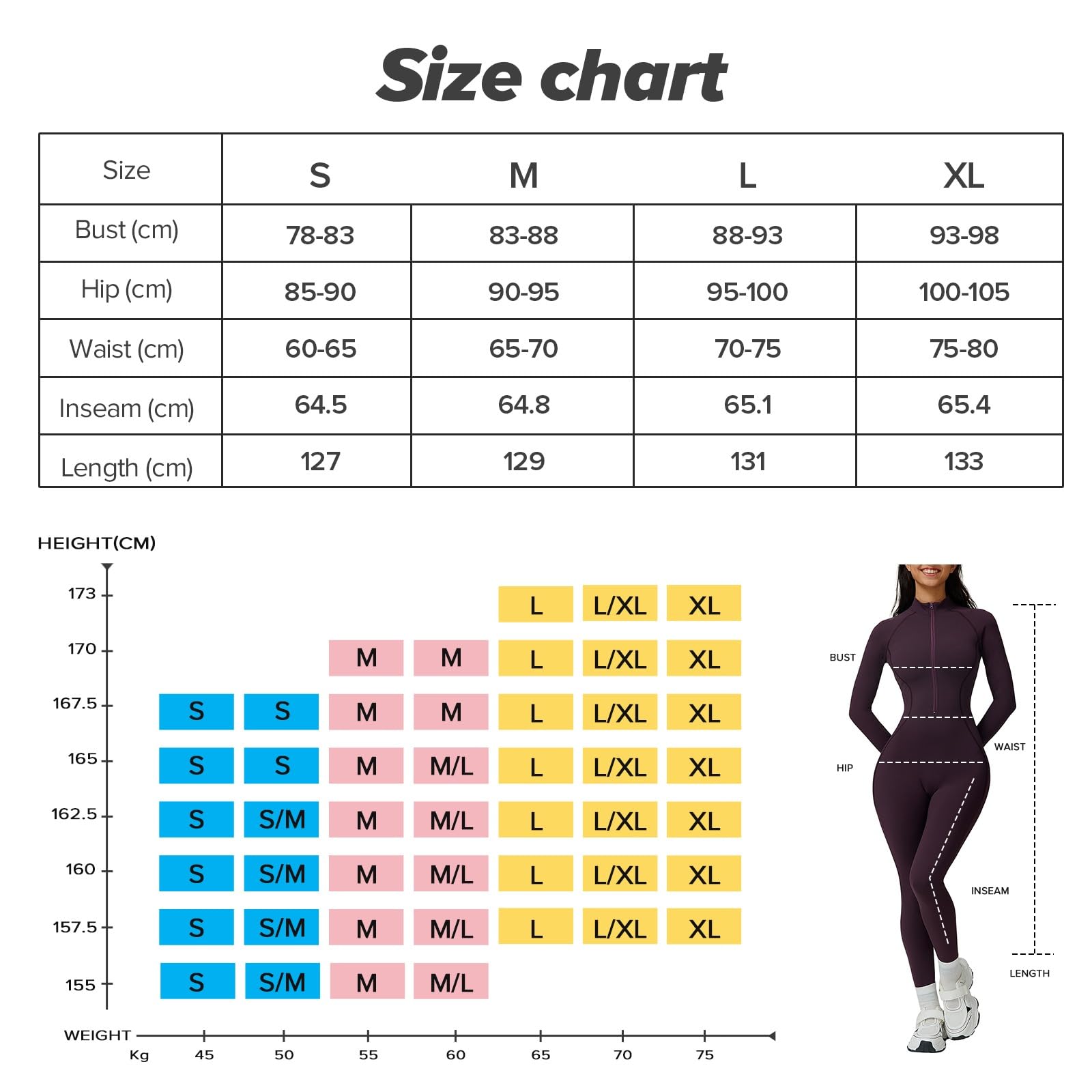 Vertvie Mono térmico para mujer, de invierno, manga larga, ajustado, con cremallera, deportivo, de una pieza, con forro cálido, traje de cuerpo entero, elástico, para yoga, corte ajustado