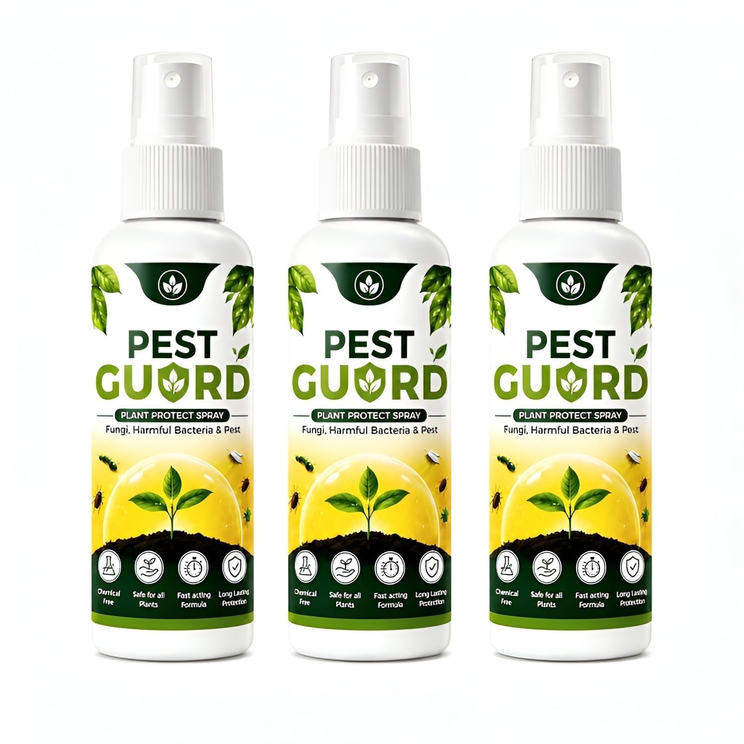 Pest Guard Plant Protect Spray 50ml | Ready-to-Use Plant Protection Spray | Helps Maintain Healthy Indoor & Outdoor Plants | Easy Application Formula for Gardens, Houseplants & Decorative Plants Pack_3-picture-10