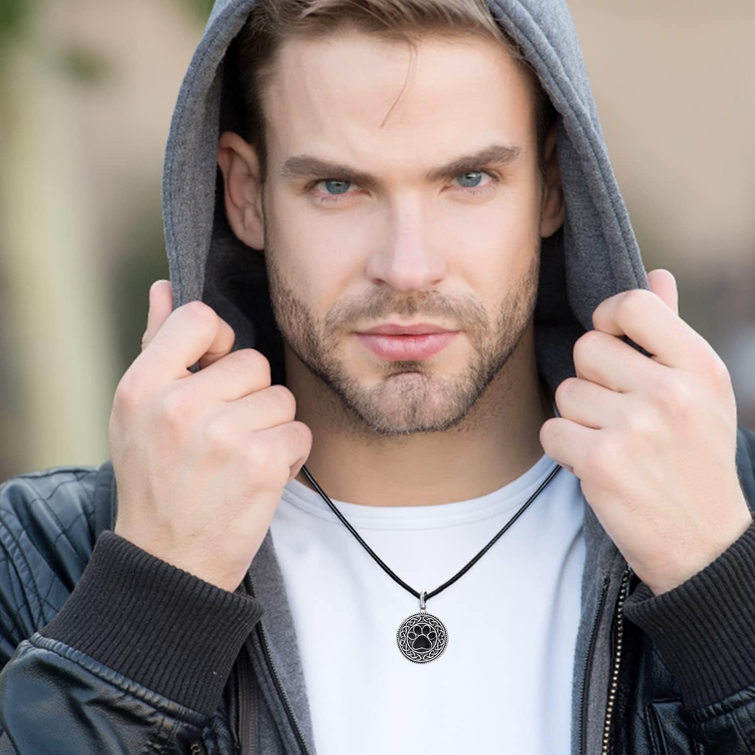 Dreamboat Pet Urn Necklace for Dog Cat Ashes 925 Sterling Silver Paw Print Cremation Keepsake Pendant Celtic Knot Memorial Jewelry Gifts for Women Men - Image 7