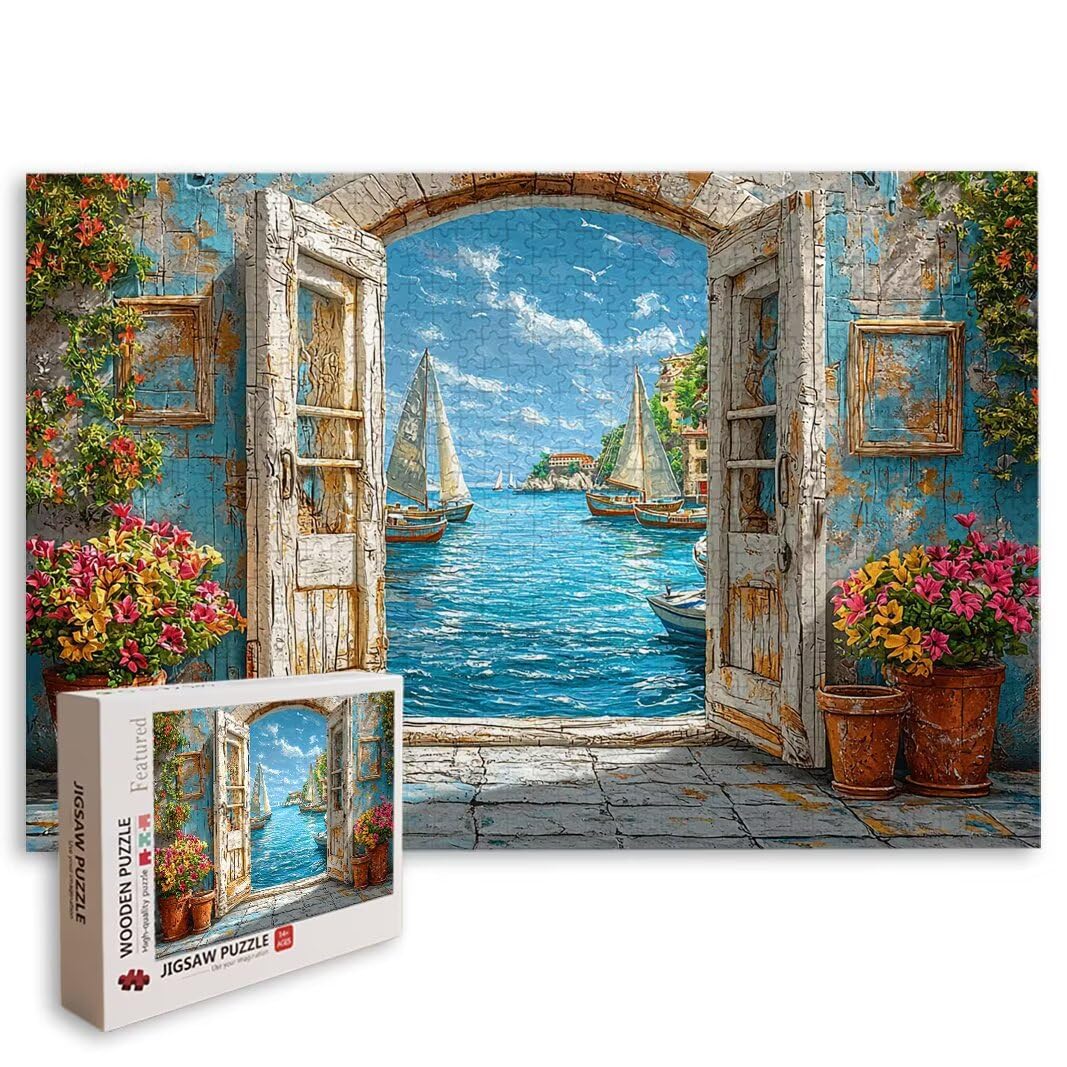 Puzzle 2000 Pieces, Puzzle Włochy, Puzzle Dla Dorosłych, Prezent Dla Kobiet